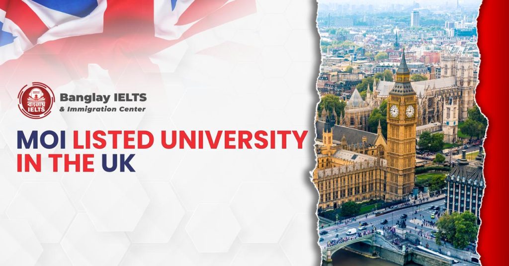 MOI listed University in the UK