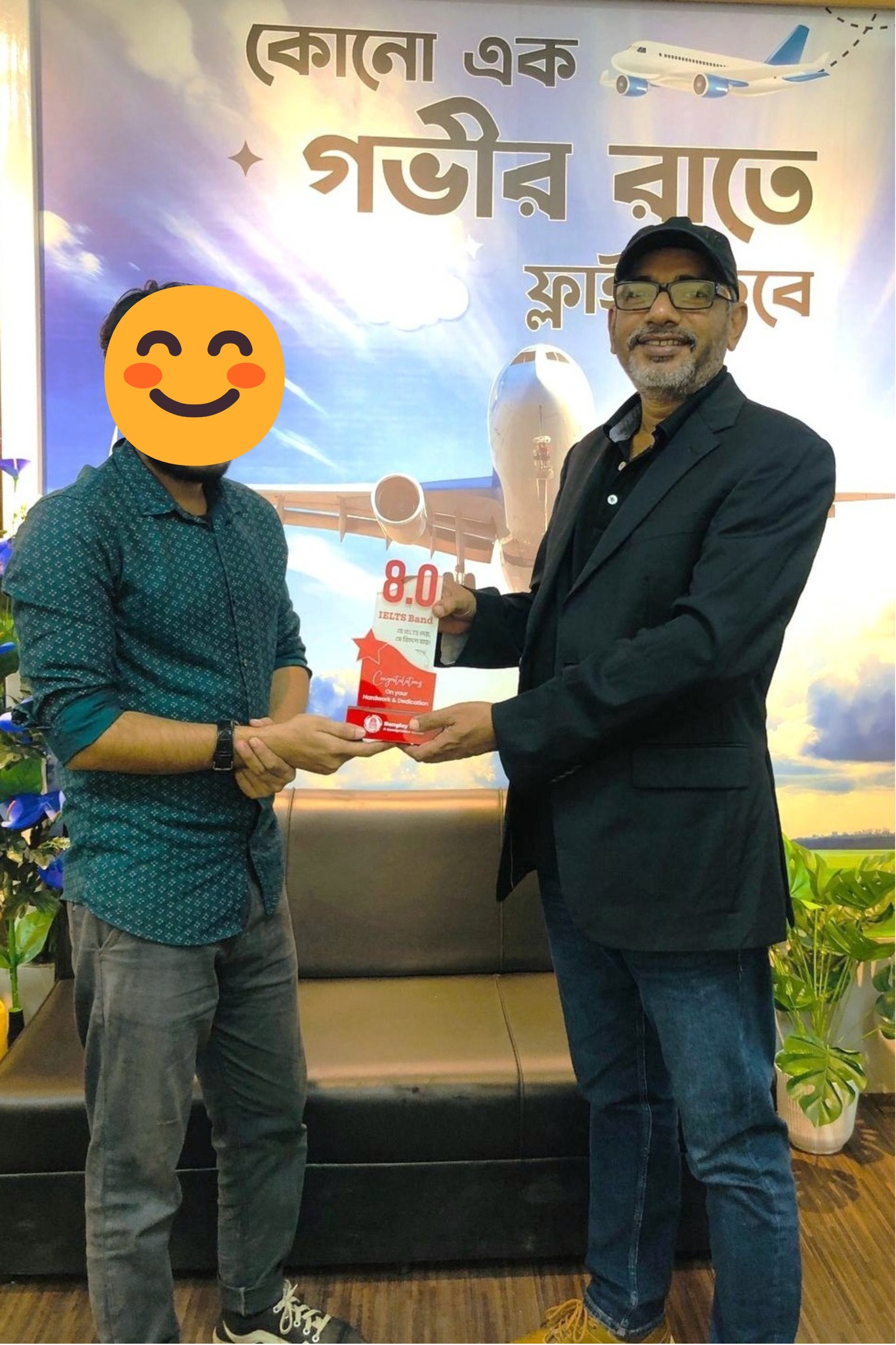 IELTS student achieving Band Score 8 in Online Batch